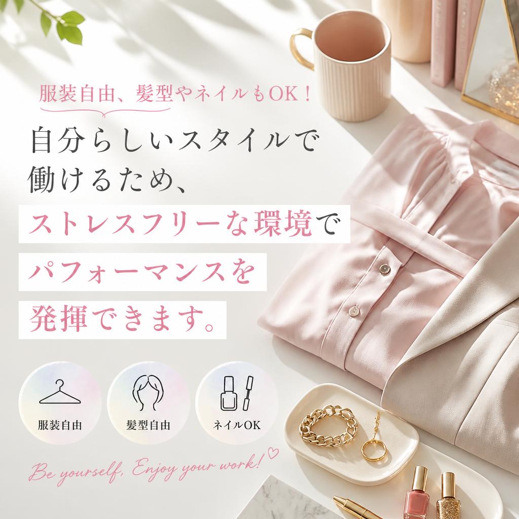 自由な職場スタイル
