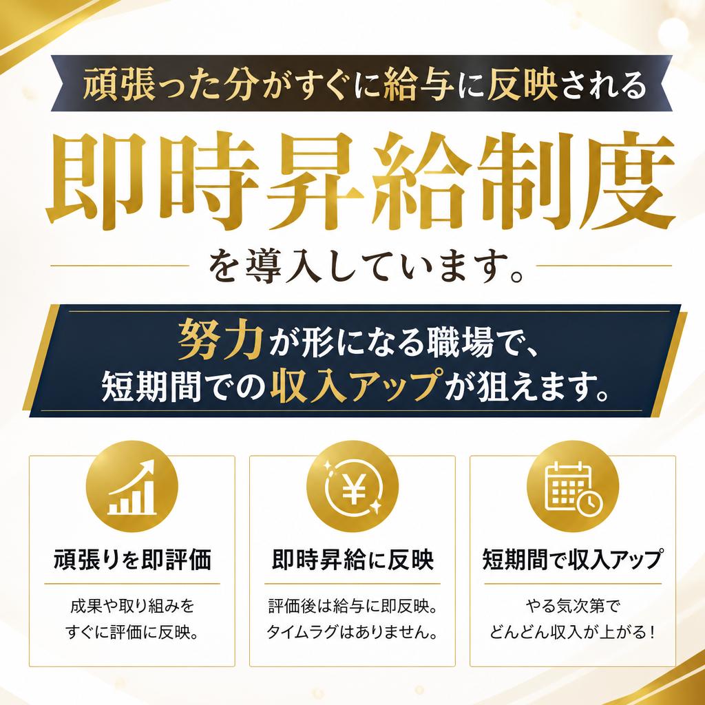 頑張りが評価される環境